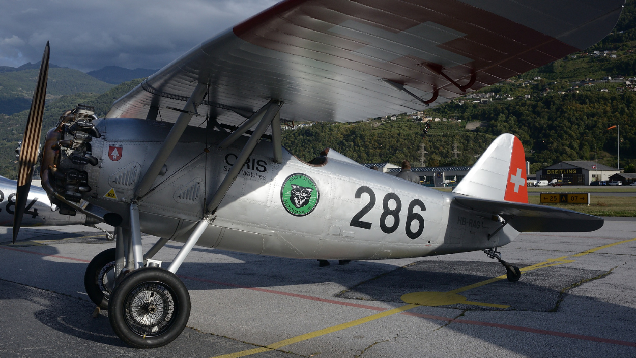 L'altro bellissimo Dewoitine D.26 della Fondation pour le Maintien du Patrimoine Aéronautique - photo © Mauro Finati - click for the slideshow