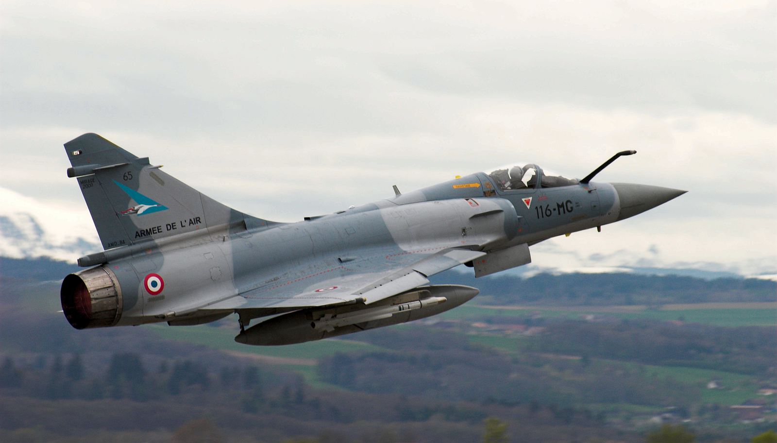 L'Escadron de Chasse 1.2, fino al 2011 basato a Dijon, è ora parte della BA 116 di Luxeuil Mirage 2000 65/116-MG