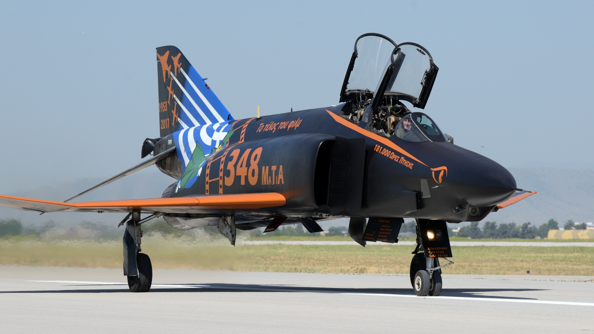 Phantom 7499 is a former Luftwaffe RF-4E, it was coded 35-52 as sported on the forward landing gear hatch. - photo © Mauro Finati - click for the slideshow