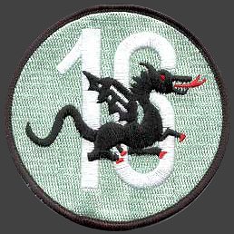 L'insegna della Fliegerstaffel 16 FlSt 16 patch