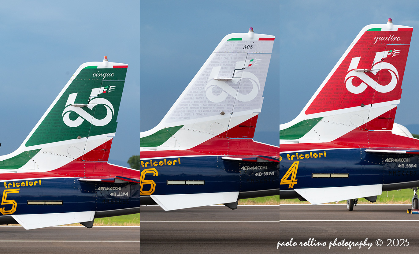 Nuovi colori per le code dei 339 della PAN/ph. Paolo Rollino