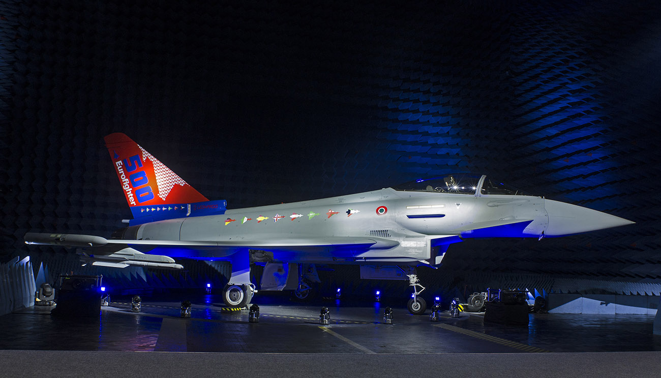 MM7348 è il 500° esemplare di Eurofighter prodotto/ph. Paolo Rollino MM7348 è il 500° esemplare di Eurofighter prodotto/ph. Paolo Rollino