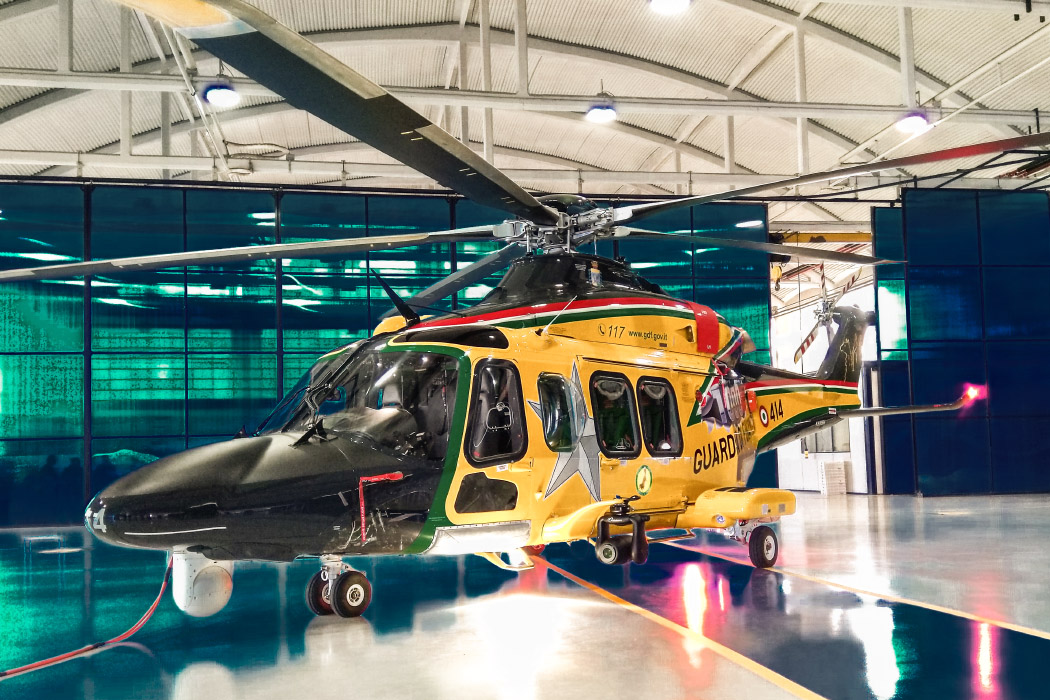 The 1000th AW139 delivered to Guardia di Finanza wearing special markings 