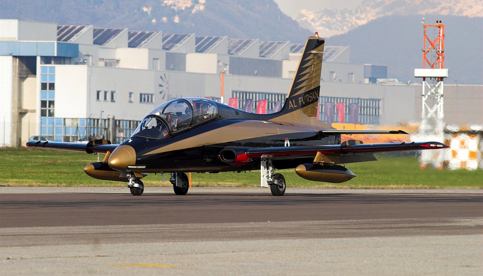 CSX54508, ex MM54508/61-56, is the second MB-339A to be refurbished as MB-339NAT for the UAE AF aerobatic team AL FURSAN (Venegono, 24/11/2010) - ph: Mauro Finati 2010 MB-339NAT CSX54508 AL FURSAN