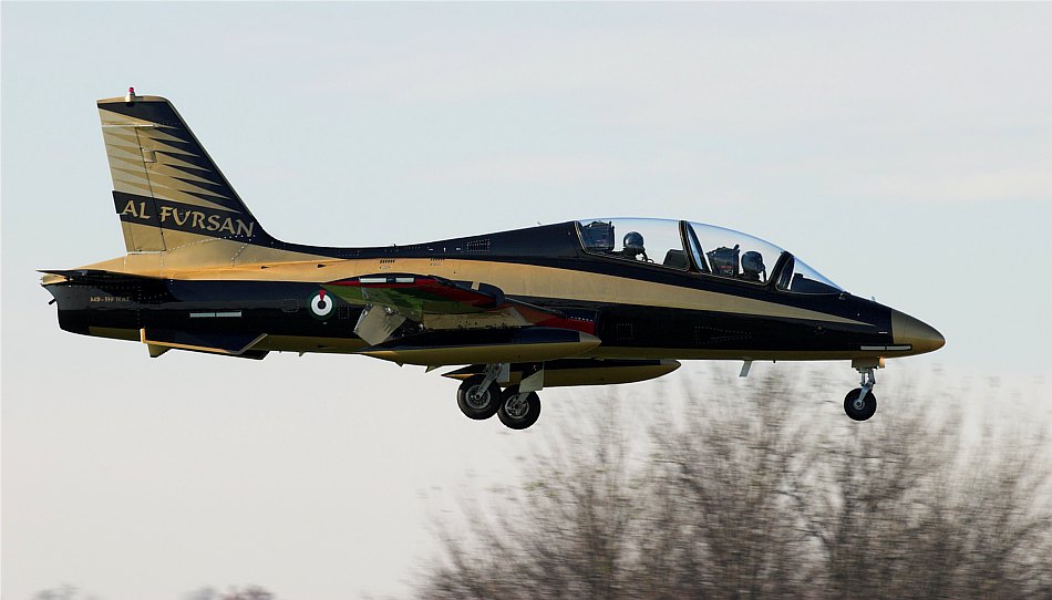 MB-339NAT CSX54508 is crossing the runway threshold after completing a test flight. (Venegono, 24/11/2010) - ph: Mauro Finati 2010 MB-339NAT CSX54508 AL FURSAN