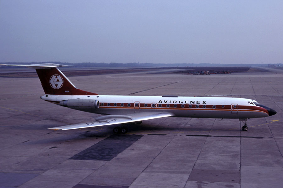 YU-AJA Tu-134A della compagnia jugoslava Aviogenex