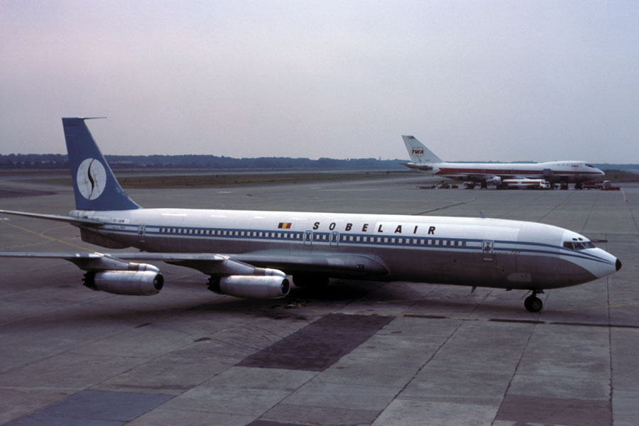 OO-SBW B-707-344 della Sobelair