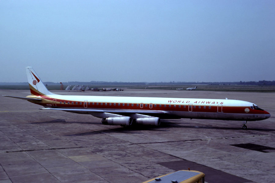 N804WA DC-8-63F della World Airways